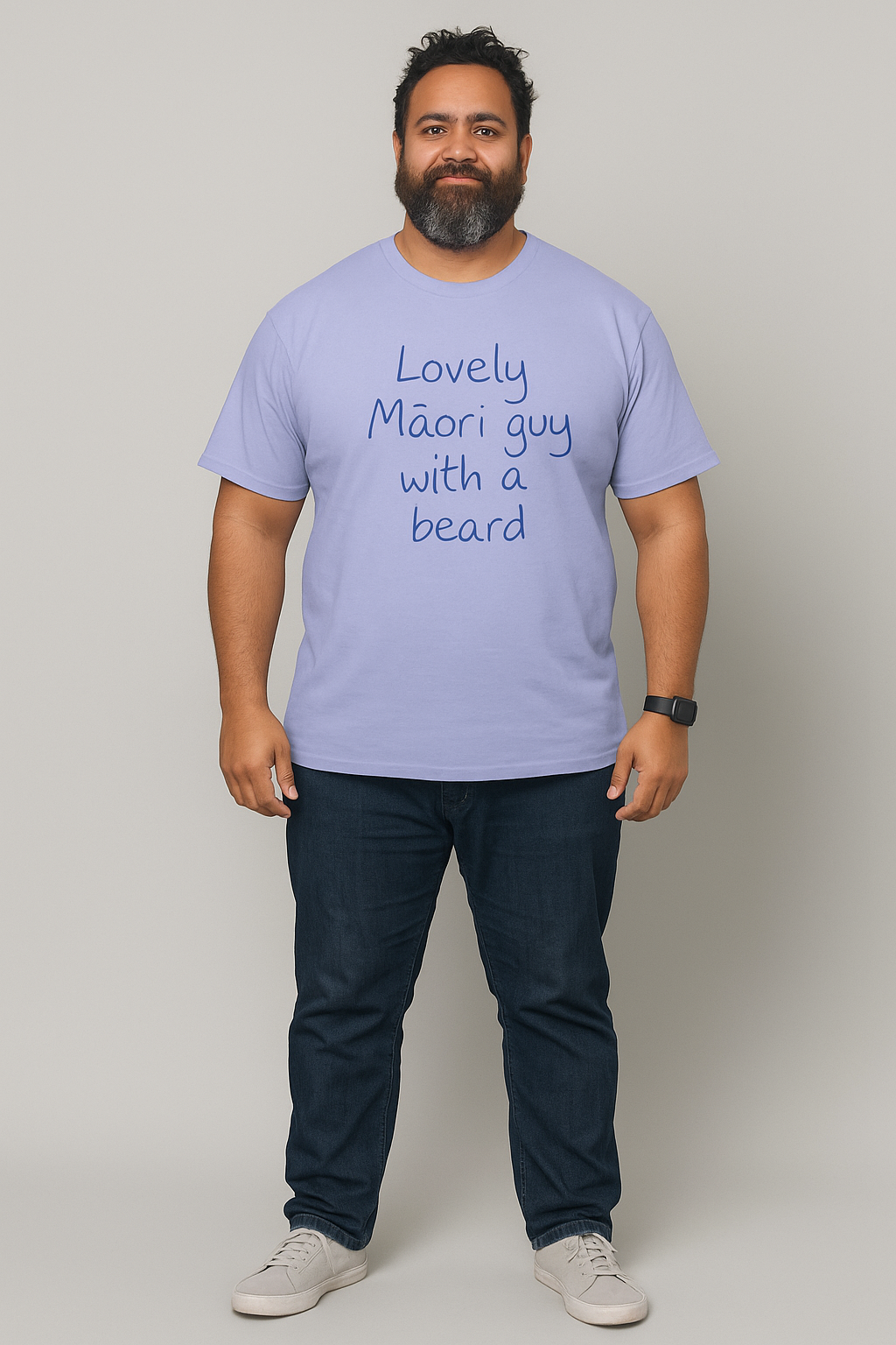 PRE ORDER: Lovely Māori Guy with a Beard, Tee